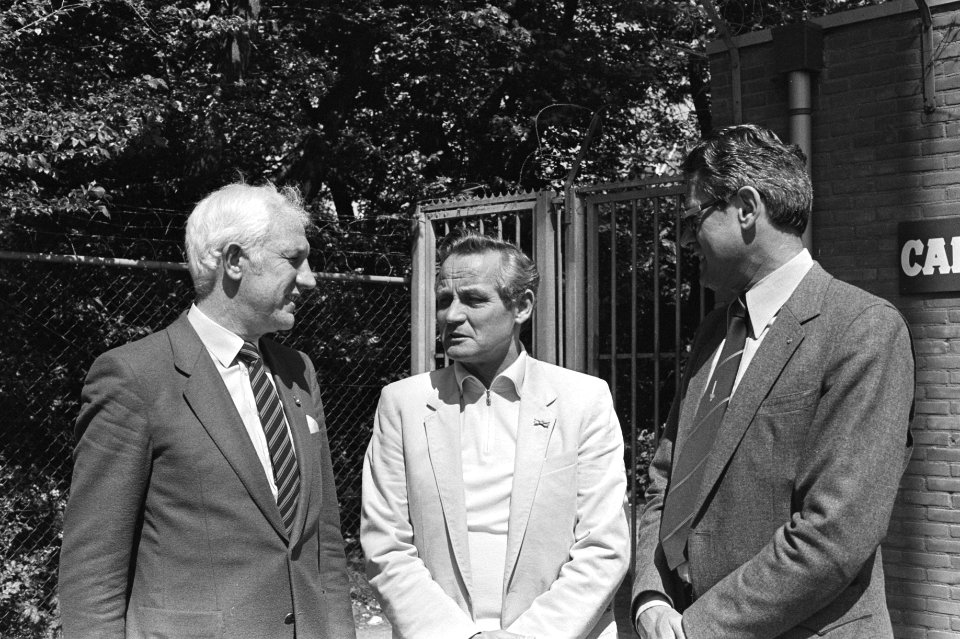 Persconferentie AZ67, Kessler, Molenaar en Roffel, Bestanddeelnr 931-4920