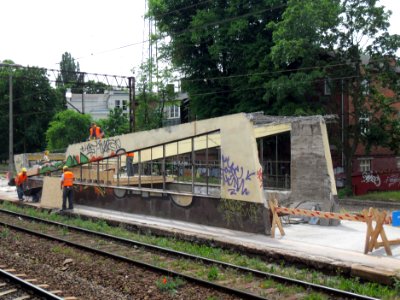 Peron główny w Sopocie - remont 2011