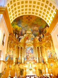 Peralta - Iglesia de San Juan Evangelista, retablo mayor 2