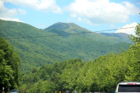 Perry Top, NC seen from US 441, May 2017