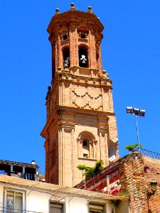 Peralta - Torre de la antigua Iglesia de San Juan Evangelista 02