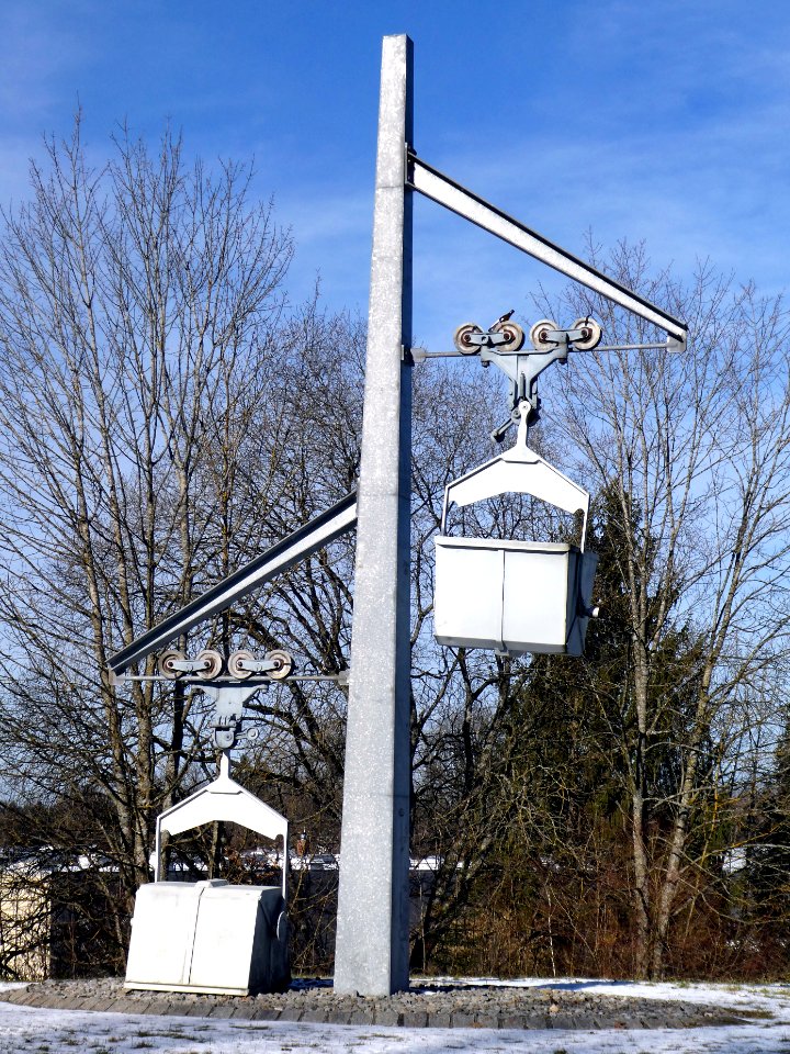 Penzberg, Denkmal Bergwerksseilbahn, 1