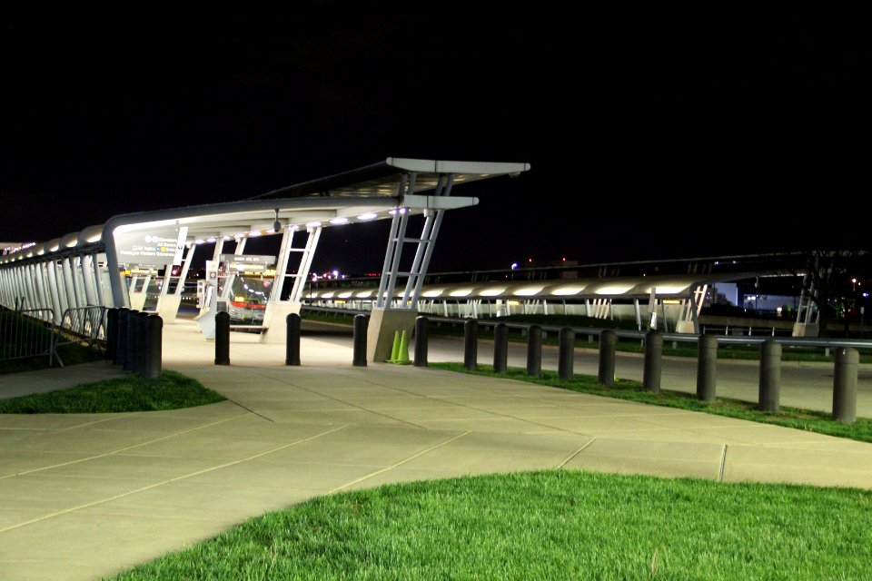 Pentagon bus station, April 2019
