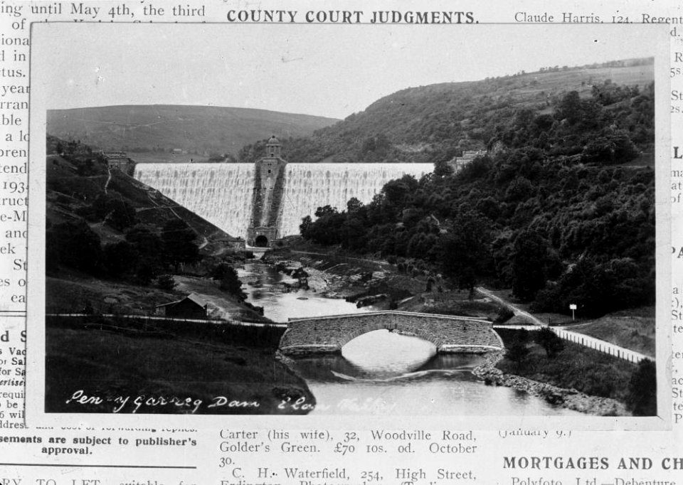 Pen-y-Garreg reservoir Elan Valley (1293569)