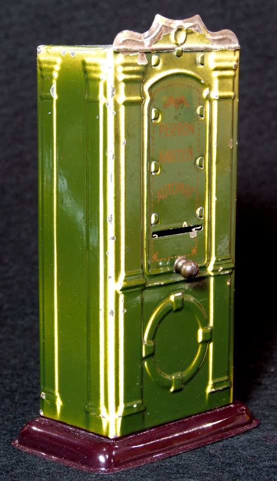 Peron Karten Automat, Blech Spielzeug, bild 2