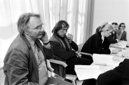 Persconferentie over Prix de Rome Ger Lataster (l) en Eric Claus, Bestanddeelnr 933-3045