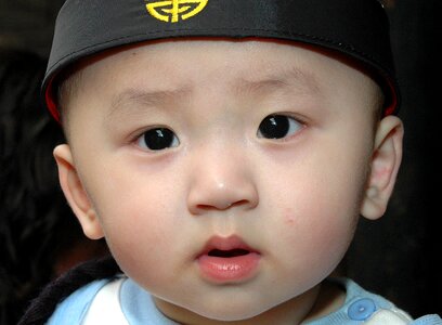 China child close up