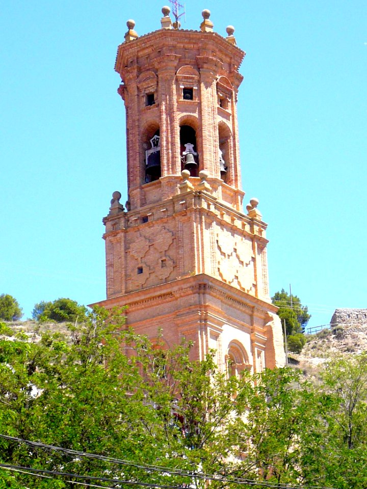 Peralta - Torre de la antigua Iglesia de San Juan Evangelista 01