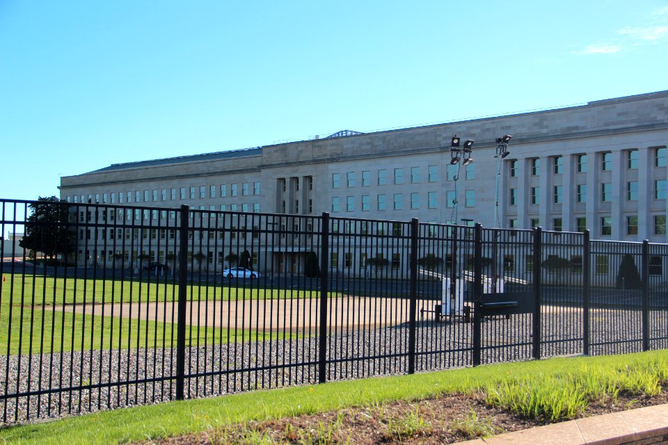 Pentagon viewed from the memorial, April 2019