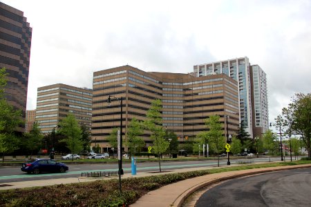 Pentagon City office buildings, April 2019