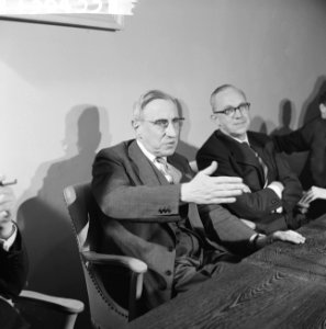 Persconferentie met De Quay inzake Nieuw-Guinea, Bestanddeelnr 913-6433