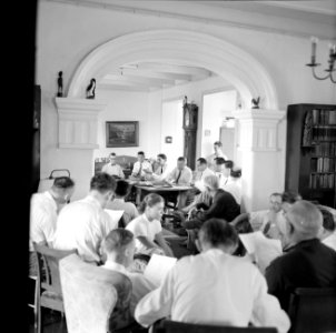 Persconferentie over het koninklijk bezoek, Bestanddeelnr 252-3283