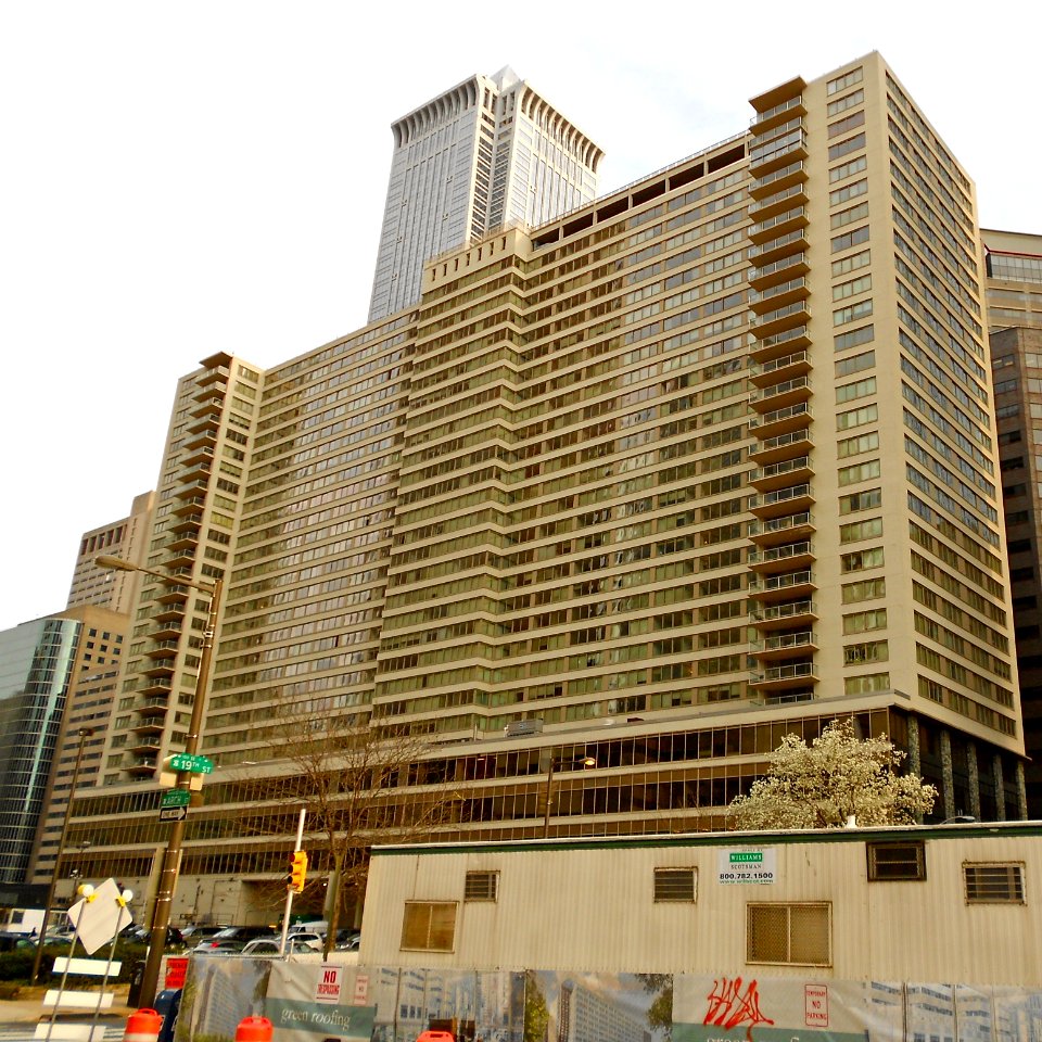 Penn Towers Philly from NW