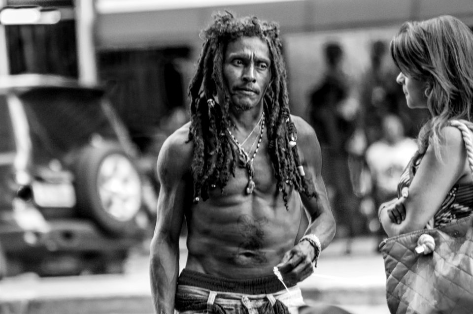Persona Rasta en la Avenida Paulista