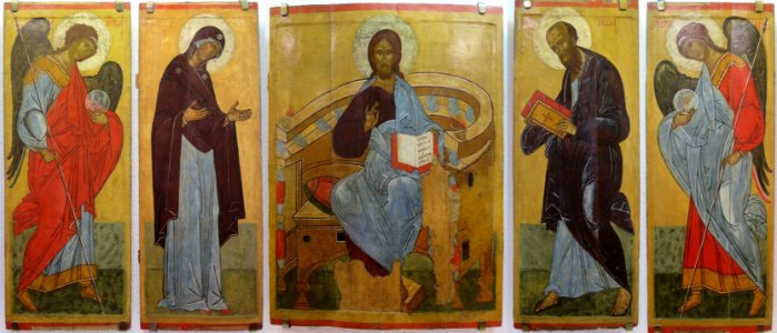 Pentaptych of Russian icons, Arkhangelsk Regional Museum of Fine Arts