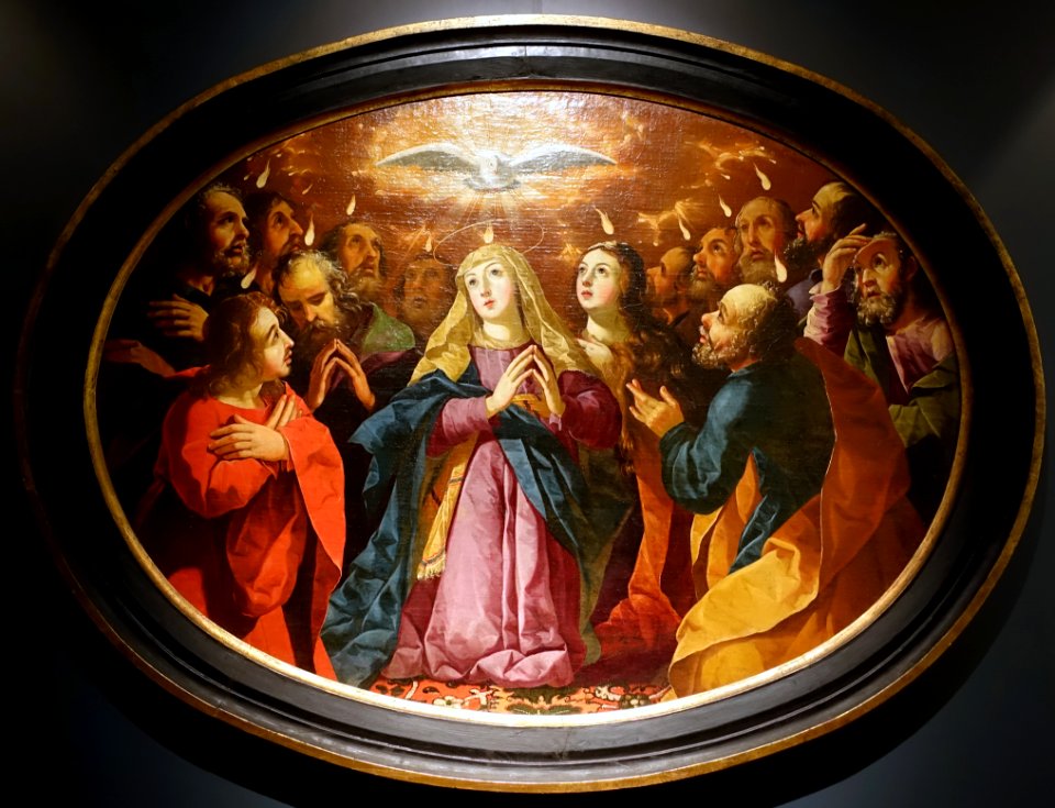 Pentecost, from the Colegio de Jesus, Coimbra, by Josefa de Ayala, c. 1660-1670 - Museu Nacional de Machado de Castro - Coimbra, Portugal - DSC09998