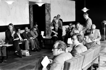 Persconferentie na Benelux-zeehavenoverleg in Rotterdam overzicht, Bestanddeelnr 927-8861