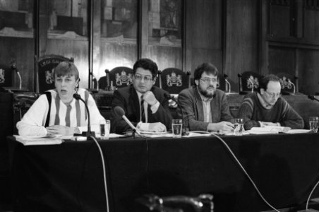 Persconferentie over het nieuwe harddrugsbeleid in Amsterdam, Bestanddeelnr 933-1699