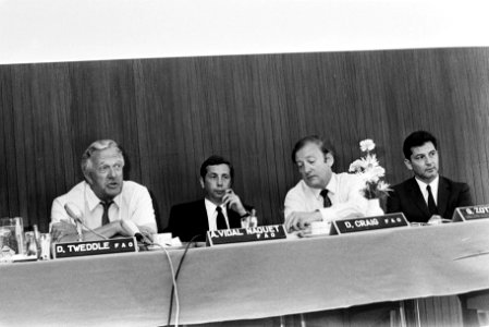 Persconferentie n.a.v. 2e Wereldvoedselcongres van FAO binnenkort, Den Haag v., Bestanddeelnr 923-5824