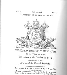 Periódico Político y Mercantil de la villa de Reus