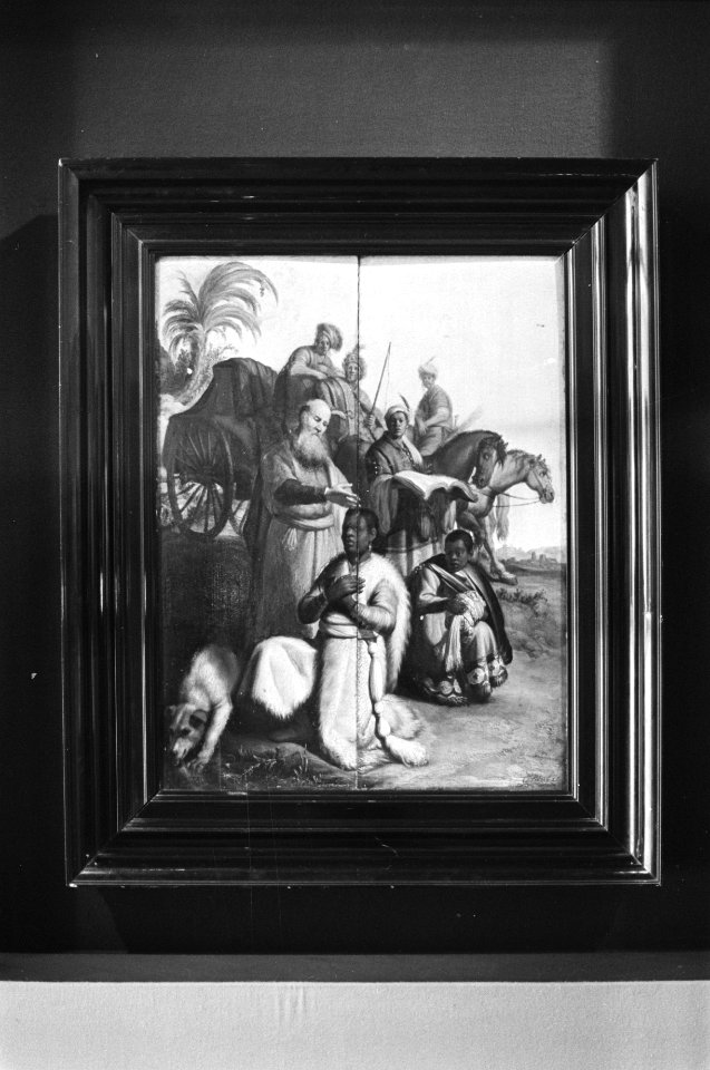 Persconferentie nieuwe Rembrandt de doop van de kamerling in Aartsbissch. Muse, Bestanddeelnr 928-4924