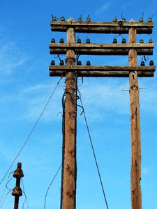 Telegraph tower old obsolete photo