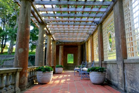 Pergola - Italian Garden - Castle Hill on the Crane Estate - Ipswich, Massachusetts, USA - DSC06444