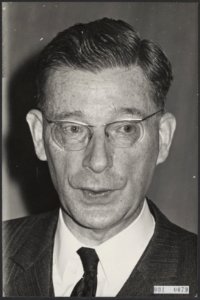Perconferentie RAI voor de FIARET. Prof. dr. R.M. Obermans, hoogleraar aan de TH, Bestanddeelnr 091-0079