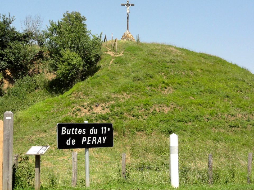Peray (Sarthe) la butte, motte castrale (01)