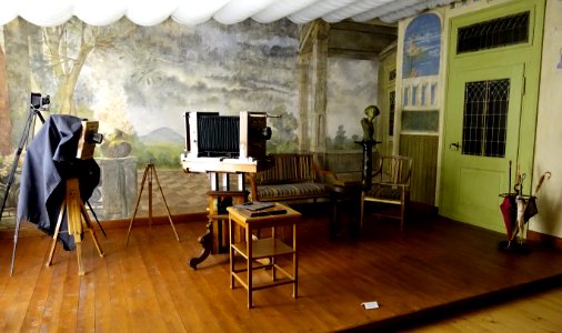 Period room of a photographer's studio, Braunschweig, late 1800s - Braunschweigisches Landesmuseum - DSC04844