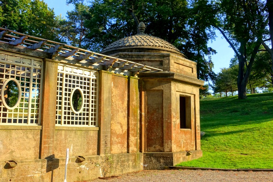 Pergola exterior - Italian Garden - Castle Hill on the Crane Estate - Ipswich, Massachusetts, USA - DSC06467