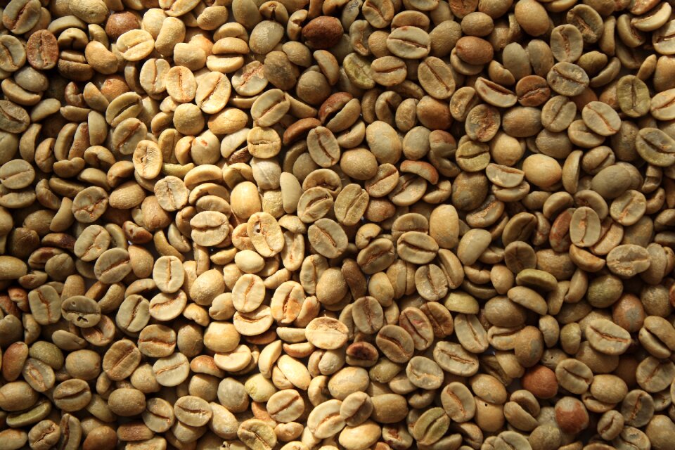 Toasted caffeine coffee beans