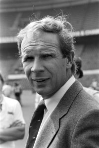 Persdag Feijenoord trainer Hans Kraay , kop, Bestanddeelnr 932-2603