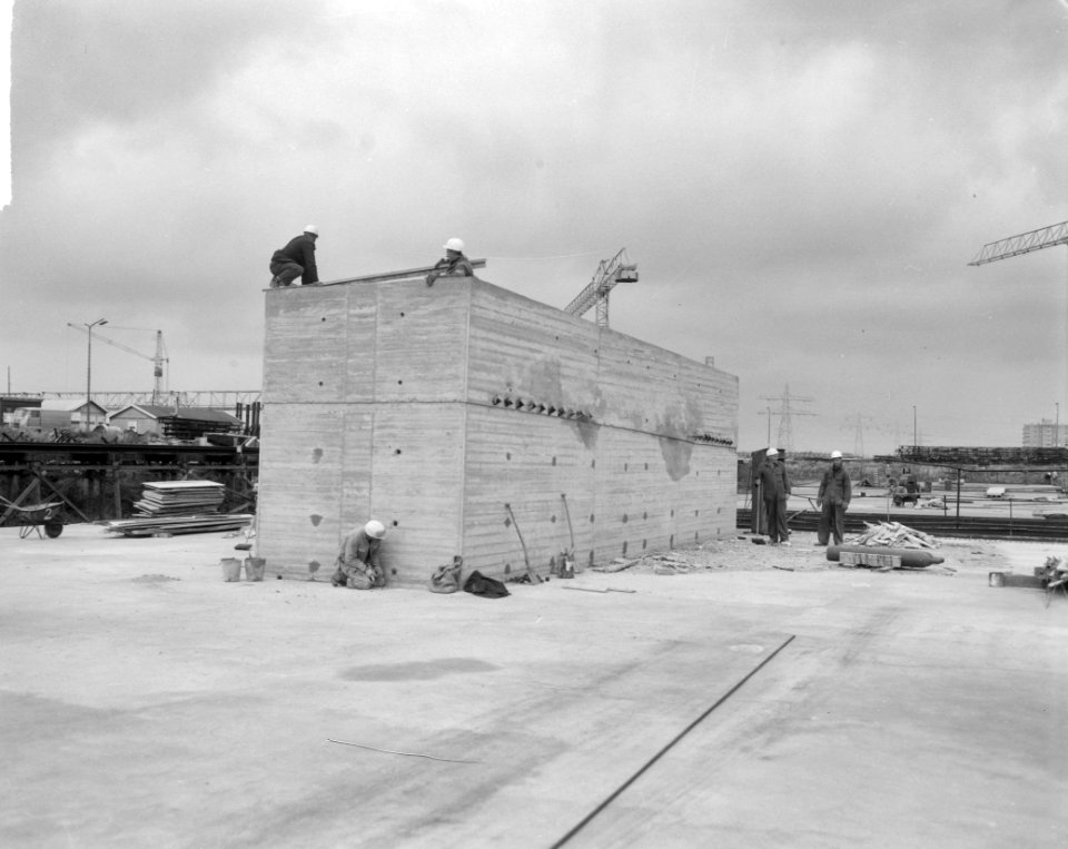 Persdag IJtunnel, de bouw IJtunnel, Bestanddeelnr 916-9779