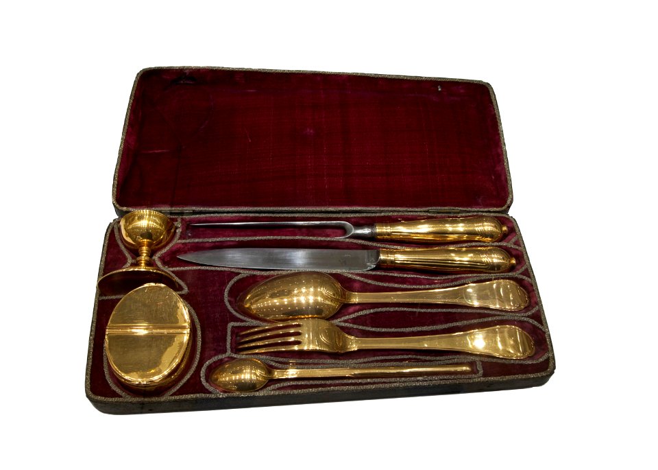 Personal cutlery set emperor Francis II (I) Silberkammer catalog 6 Hofburg Vienna
