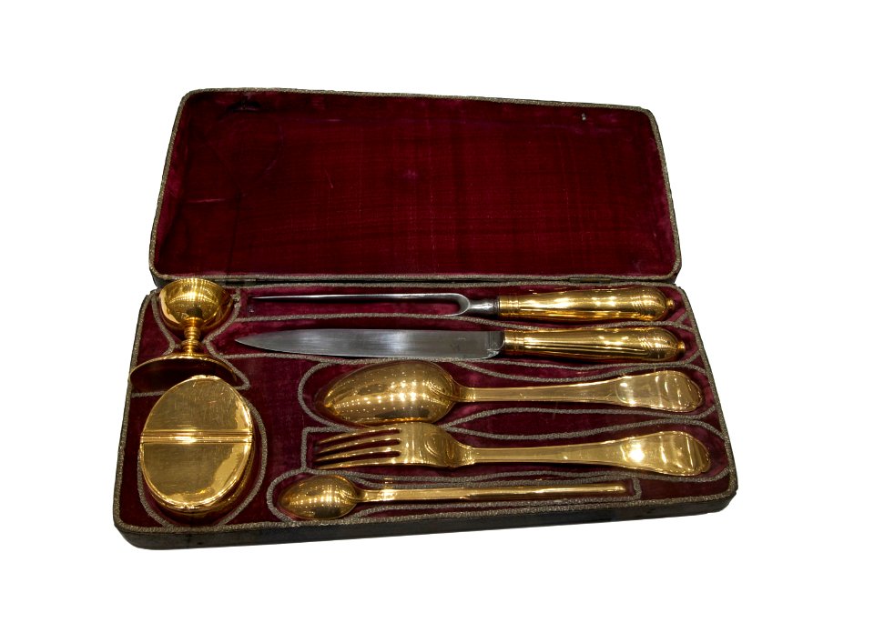 Personal cutlery set emperor Francis II (I) Silberkammer catalog 6 Hofburg Vienna photo