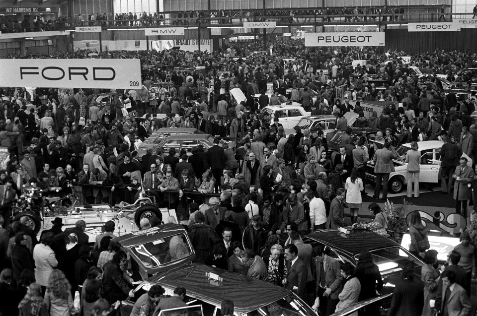 Personenauto RAI 1973, grote drukte in de RAI, Bestanddeelnr 926-2164