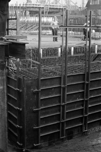 Persexcursie IJ-tunnelbouw van gemeente Amsterdam, reportage van de tunnelbouwwe, Bestanddeelnr 914-3647
