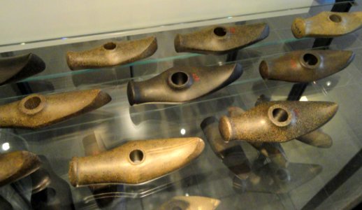 Perforated stone battle-axes - National Museum of Finland - DSC04168