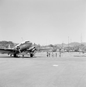 Personenvliegtuig van Arkia inland airlines op het vliegveld van Eilat, Bestanddeelnr 255-3590 photo