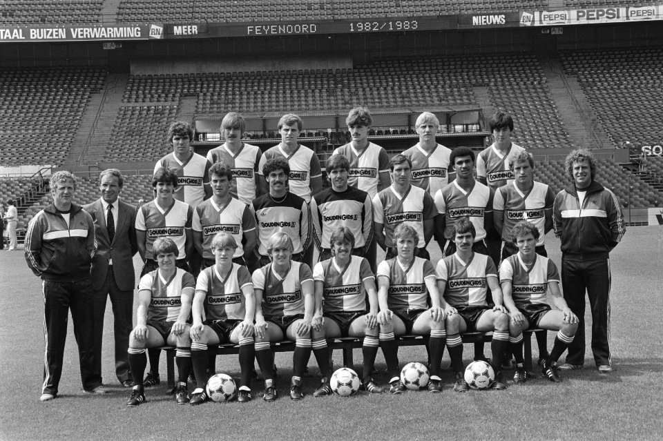 Persdag Feijenoord het gehele elftal, Bestanddeelnr 932-2600