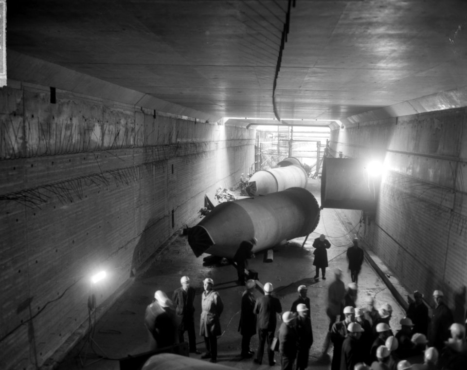 Persdag IJtunnel, het noordelijke gedeelte dat ter plaatse werd gebouwd, Bestanddeelnr 916-9769
