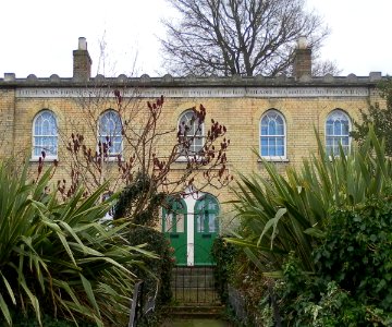 Percy and Wagner Almshouses, Lewes Road, Brighton (NHLE Code 1381669) (January 2012)