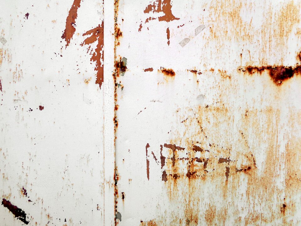 Rusty metal scratched grungy