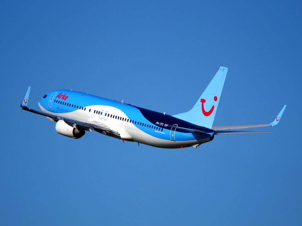 PH-TFC ArkeFly (TUI Airlines Nederland) Boeing 737-8K5 takeoff from Schiphol (AMS - EHAM), The Netherlands, 18may2014, pic-2
