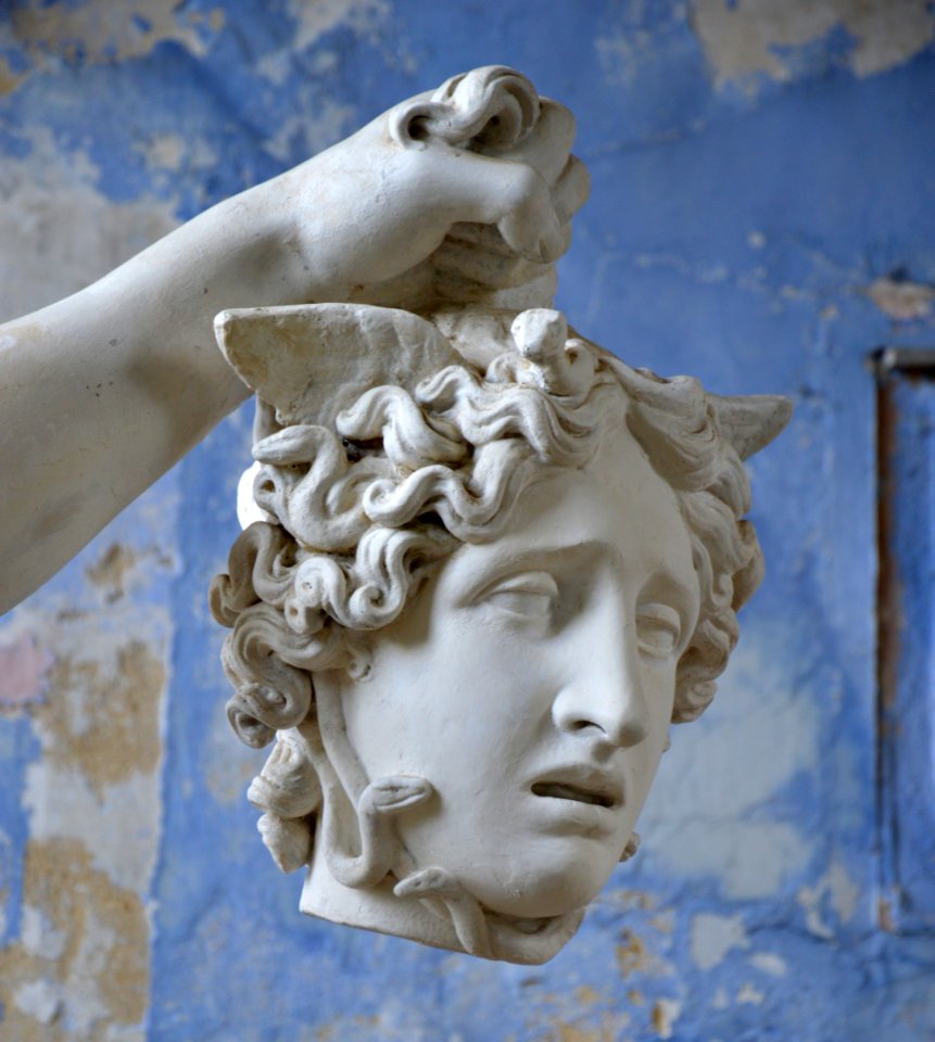 Perseus with the head of Medusa, Knole (detail)