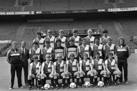Persdag Feijenoord het gehele elftal, Bestanddeelnr 932-2601