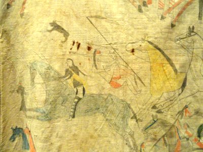 Pictographic Dress, Lakota (Teton Sioux), North or South Dakota, c. 1885 - Nelson-Atkins Museum of Art - DSC09067