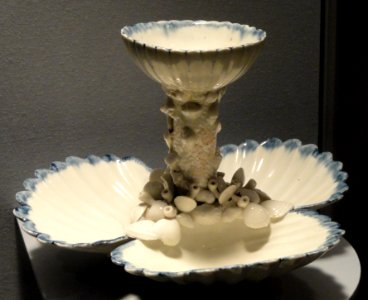 Pickle stand, American China Manufactory, Philadelphia, 1770-1772, soft-paste porcelain - National Gallery of Art, Washington - DSC09710
