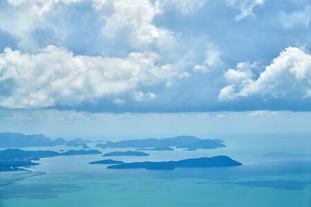 Ocean sky coastline
